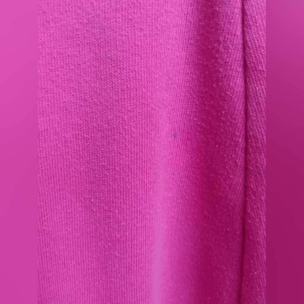 PINK VS Full Zip Up Colorblock Hoodie Hot Pink, Black & White - Picture 6 of 6